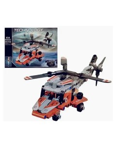 3D конструктор 834 спасательный вертолет 204 дет Technology