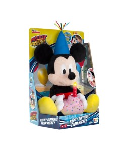 Мягкая игрушка Микки и весёлые гонки День рождения Микки 34 см Disney