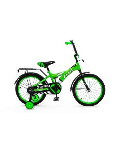 Велосипед детский двухколесный SNOKY зеленый 00 00015789 Zigzag