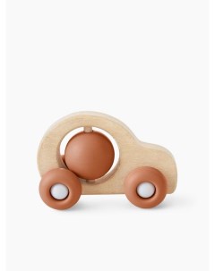Прорезыватель силиконовый Машинка Silicone Teether Wooden Car Happy baby