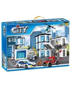 3D конструктор Полицейский участок 894 дет6065 City