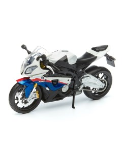 Мотоцикл 1 12 BMW S 1000 RR белый синий 31101 31101 4 Maisto