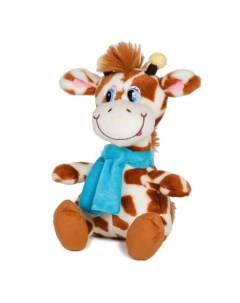 Мягкая игрушка Жираф Димон в шарфике озвученный 20 см Maxiplay