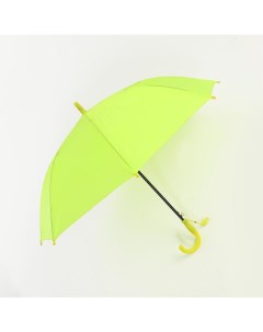 Зонт детский полуавтоматический d 90см цвет лимонный Funny toys