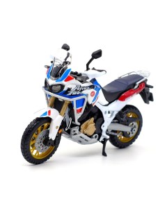 Мотоцикл коллекционный Honda Africa Twin Adventure CYCLE DISPENSER 1 18 бело синий Maisto