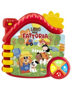 Игрушка книжка Ферма Ru En 6м Chicco