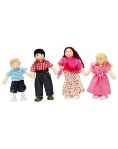 Набор кукол Моя семья P053 12 см Le toy van