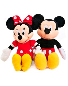 Мягкие игрушки Микки и Минни Маус Mickey Minnie Mouse 2 шт 35 см Nano shop