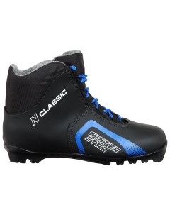 Ботинки лыжные classic NNN р 39 цвет чёрный лого синий Winter star