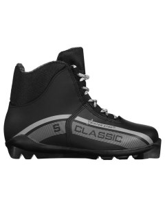 Ботинки лыжные classic SNS р 43 цвет чёрный лого серый Winter star