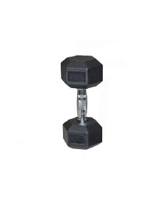 Неразборная гантель обрезиненная NT162 1 x 10 кг черный Harper gym
