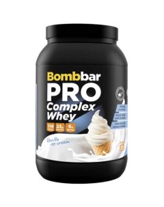 Протеин Pro Complex Whey 900 грамм ванильное мороженое Bombbar