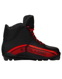 Ботинки лыжные classic SNS р 42 цвет чёрный лого красный Winter star