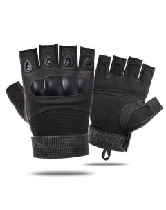 Тактические перчатки без пальцев черный XL Nobrand