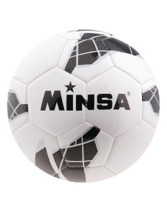 Мяч футбольный PU машинная сшивка 32 панели размер 5 345 г Minsa
