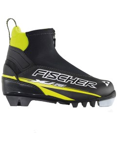 Ботинки для беговых лыж XJ Sprint NNN 2019 black yellow 26 Fischer