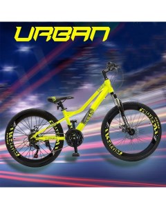Горный велосипед Urban 24 24 2019 желтый Hogger