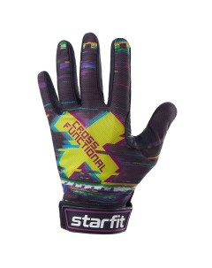WG 104 Перчатки для фитнеса Черный Разноцветный M Starfit