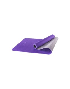 Коврик для йоги и фитнеса FM 201 фиолетовый серый 173 см 5 мм Starfit