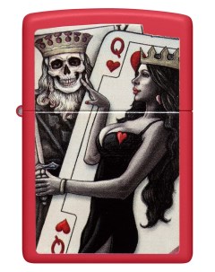 Зажигалка Skull King Queen Beauty 48624 Zippo