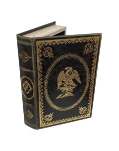 Шкатулка книга 26 х 17 х 5 см коричневая Royal gifts