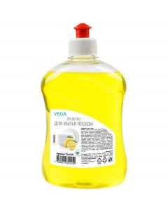 Средство для мытья посуды Лимон 500 мл 10 шт Vega