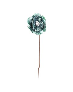 Искусственный цветок Пион бирюзовый 50 см Artborne