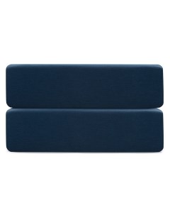 Простыня на резинке темно синего цвета из коллекции Essential Tkano