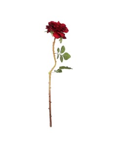 Искусственный цветок Роза красная 55 см Litao