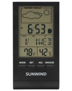 Термометр SW WSH207 черный Sunwind