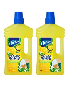 Комплект Средство для мытья полов Лимон 1 литр х 2 шт Chirton