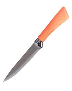 Нож кухонный Рич лезвие 12 5 см цвет оранжевый Доляна