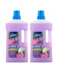 Комплект Средство для мытья полов Утреняя Роса 1 литр х 2 шт Chirton