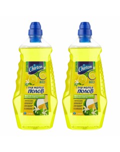 Комплект Средство для мытья полов Лимон 2 литра х 2 шт Chirton
