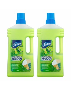 Комплект Средство для мытья полов Лайм и Мята 1 литр х 2 шт Chirton