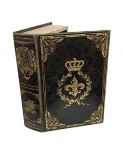 Шкатулка книга 27x18x7 см коричневая Royal gifts