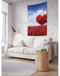 Вертикальное фотопанно на стену Долина любви 100x150 см Joyarty