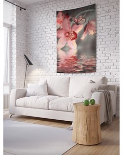 Вертикальное фотопанно на стену Легенда о цветке 100x150 см Joyarty