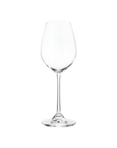 Бокалы Columba для белого вина стекло 400 мл 6 шт Crystalite bohemia