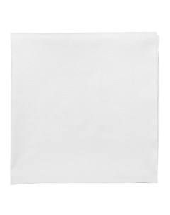 Скатерть жаккардовая белого цвета из хлопка с вышивкой из коллекции essential 180х180 см Tkano