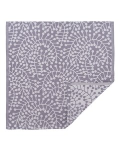 Салфетка из хлопка фиолетово серого цвета Спелая смородина scandinavian touch 53х53см Tkano
