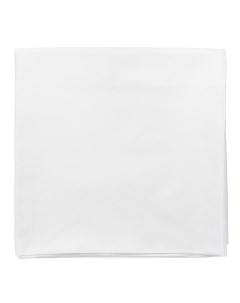 Скатерть белого цвета с фактурным жаккардовым рисунком из хлопка essential 180х180 см Tkano