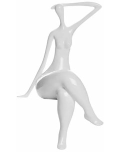 Статуэтка Женщина нога на ногу 15x40x22 см Garda decor