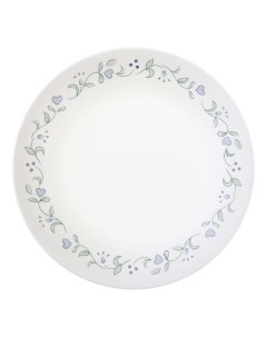 Тарелка для закусок Dazzling White голубая 22 см Corelle