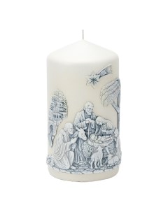 Свеча декоративная фигурная Candles Ночь в Рождество Колонна 6x13 см Bartek
