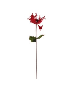 Искусственный цветок Пуансеттия 65 см красный Artborne