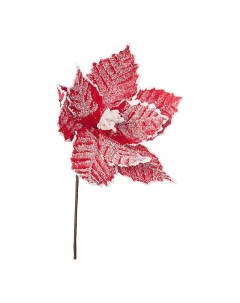 Искусственный цветок Пуансеттия Enid 25 см красный Bizzotto ny