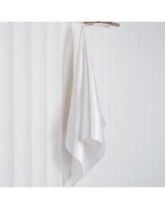 Шелковое полотенце для лица и рук 32х60 см 100 натуральный шелк белый Soft box