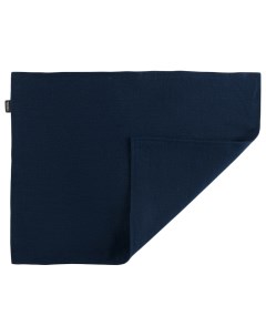 Двухсторонняя салфетка под приборы из умягченного льна темно синего цвета Essential 35х45 Tkano