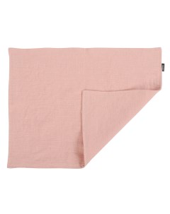 Салфетка под приборы из умягченного льна розово пудрового цвета essential 35х45 см Tkano
